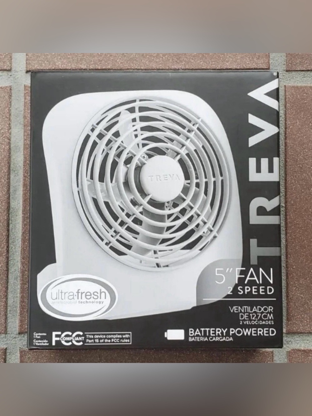 Treva 5-inch Portable Battery Powered Fan